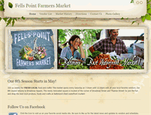 Tablet Screenshot of fellspointfarmersmarket.com